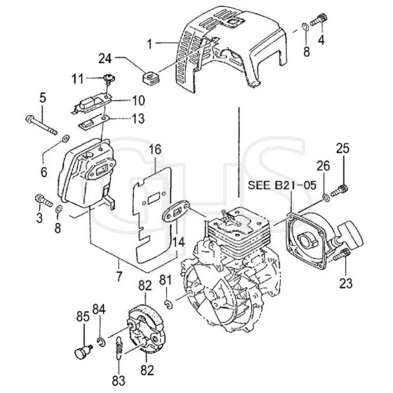 Tanaka TBC-420PF - Engine 1