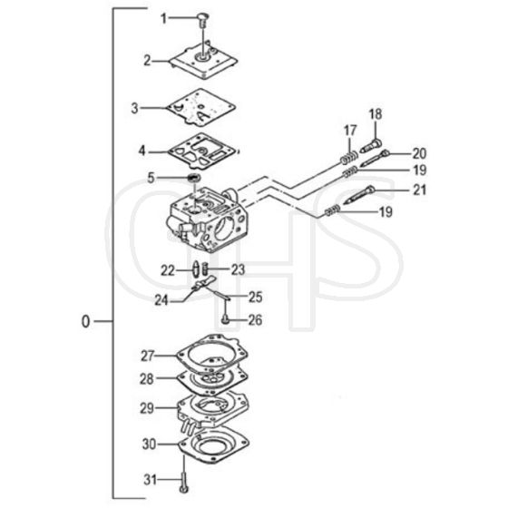 Tanaka TBC-500 - Carburettor