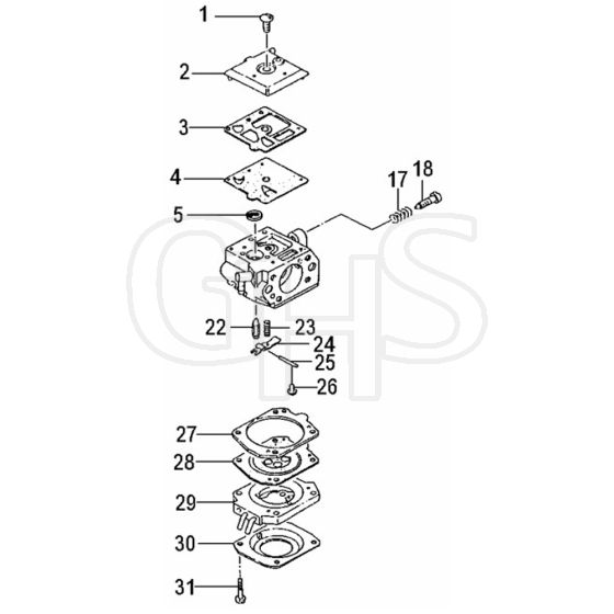 Tanaka TBC-550DX - Carburettor