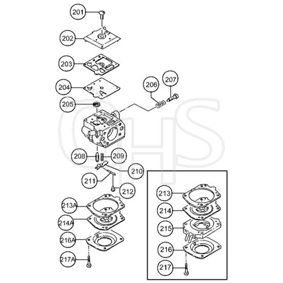 Tanaka TBC 600 - Jan 2016 H049821 - Carburettor