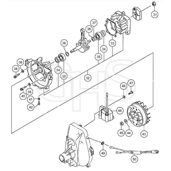 Tanaka TBC 600 - Jan 2016 H049821 - Crankcase