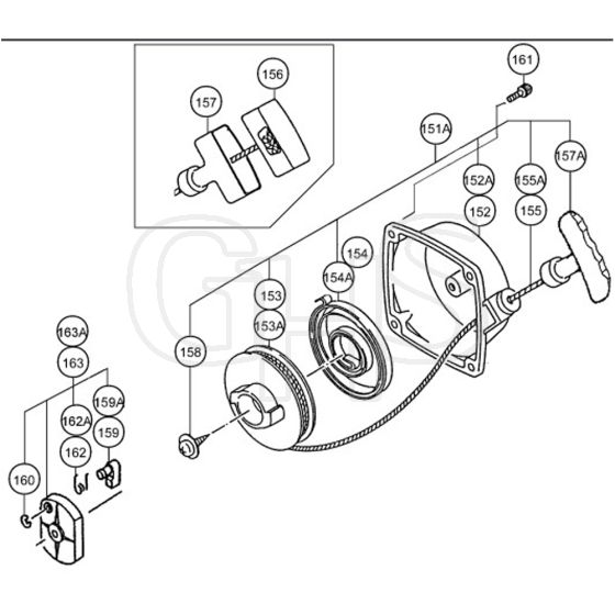 Tanaka TBC 600 - Jan 2016 H049821 - Recoil Starter