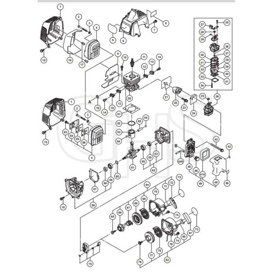 Tanaka TCG-22EAP2 - Cylinder Assembly