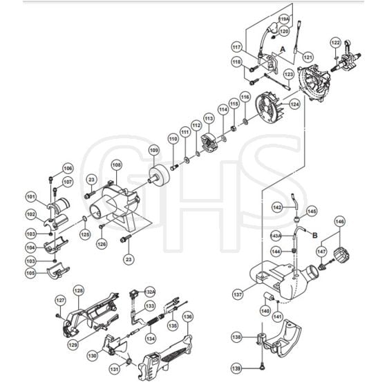 Tanaka TCG-22EAP2 - Flywheel Assembly