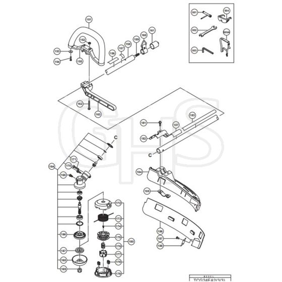 Tanaka TCG-24EA2 - Handle Assembly