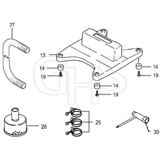 Tanaka TCP-25B - Bed Optinal Parts