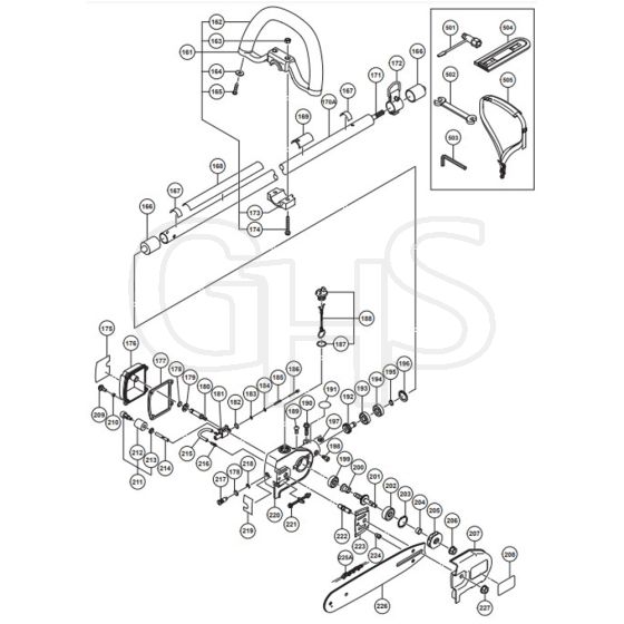 Tanaka TCS 27EPAP(S) - Handle Assembly