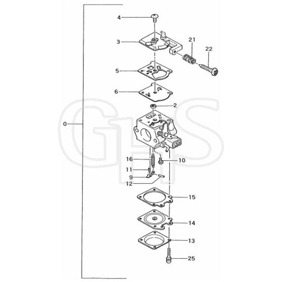 Tanaka TCS-2801 - Carburettor