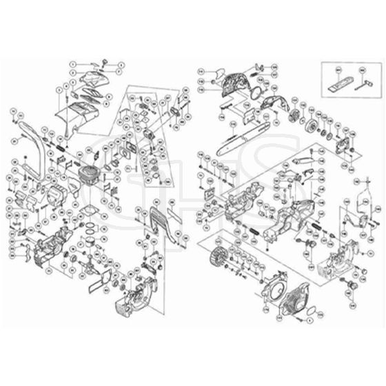 Tanaka TCS51EAP - Aug 2012 P520001 - Crankcase Assembly