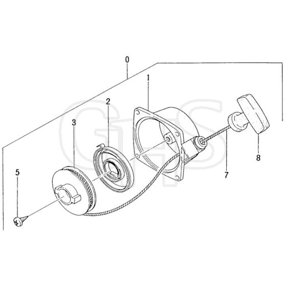 Tanaka THB-2510 - Recoil Starter