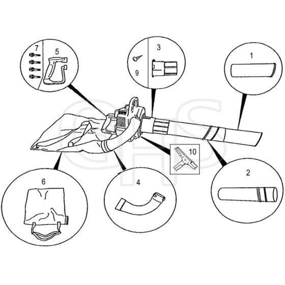 Tanaka THB-2510 - Vacuum Kit