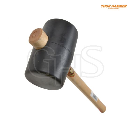 Thor 957 Black Rubber Mallet 90mm 1200g - 61-957