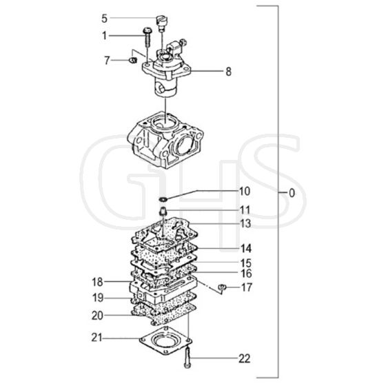 Tanaka THT-210-B - Carburettor