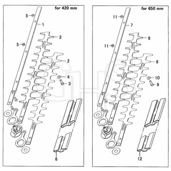 Tanaka TPH-200-H - H14 TPH200H9534 - Blade (For 420Mm And 650Mm)