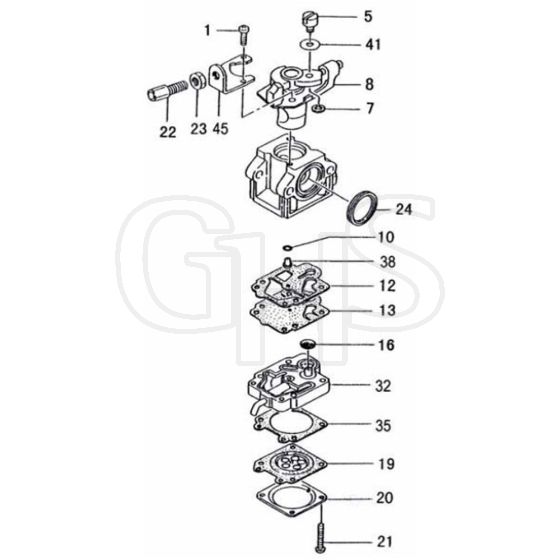 Tanaka TPS 200-2501 - Carburettor