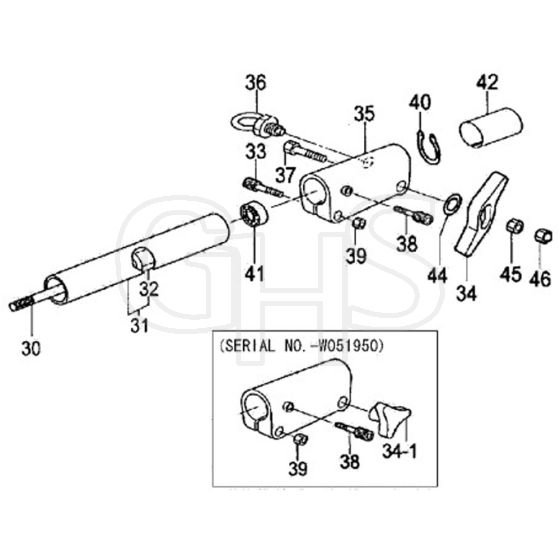 Tanaka TPS 200-2501 - Operation Pipe