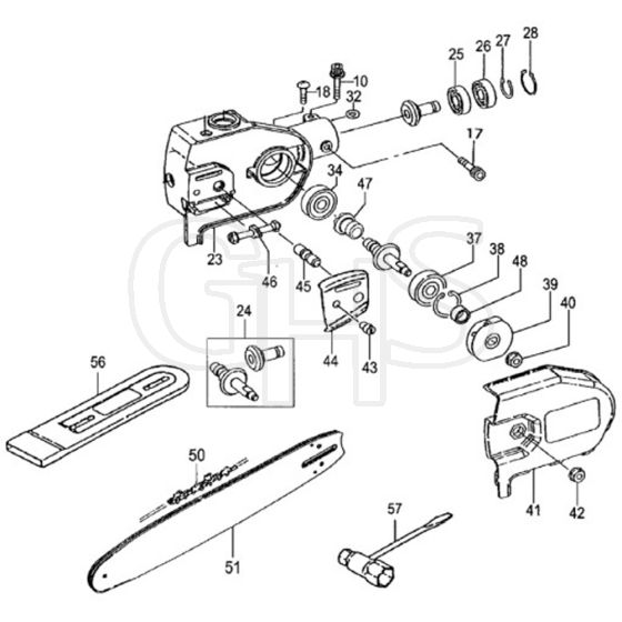 Tanaka TPS-200-2510 - Z071201 - Gear Case 2