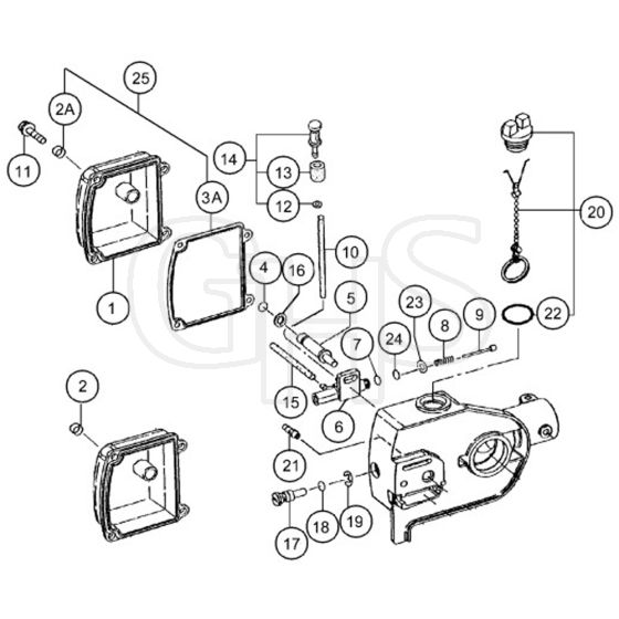 Tanaka TPS 200 - Oil Tank Assembly