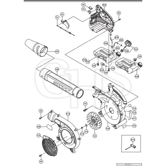 Tanaka TRB 24EAP - Housing Assembly