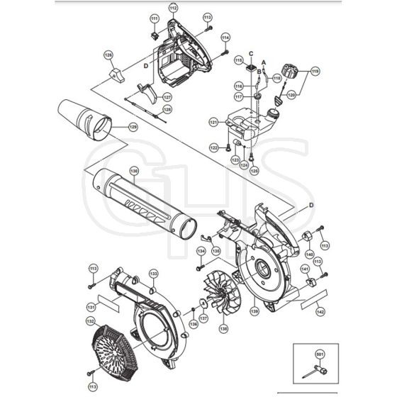 Tanaka TRB 27EAP - Housing Assembly