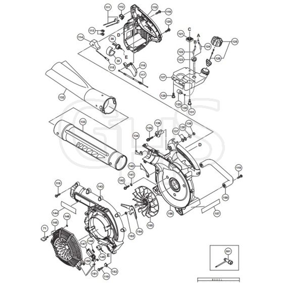 Tanaka TRB 27EP - Housing Assembly