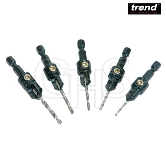 Trend SNAP/CS/SET 5 Piece Countersink Set - SNAP/CS/SET