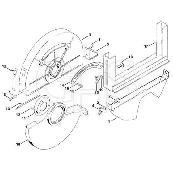 Stihl TS08 - Extras - Parts Diagram