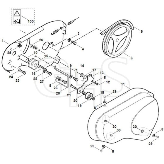 Viking VH400 - Drive - Parts Diagram