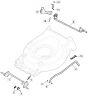 HP185 - 2022 - 2L0481043/MC - Mountfield Rotary Mower Height Adjusting Diagram