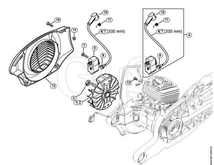 Genuine Stihl TS700 / F - Ignition system