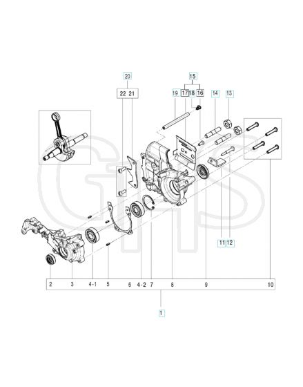 Husqvarna 120 - Crankcase