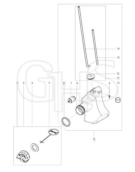 Husqvarna 120 - Fuel Tank