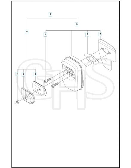 Husqvarna 120MKII - Muffler