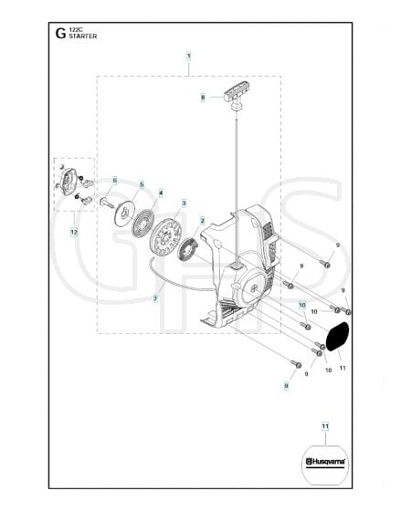 Husqvarna 122C - Starter