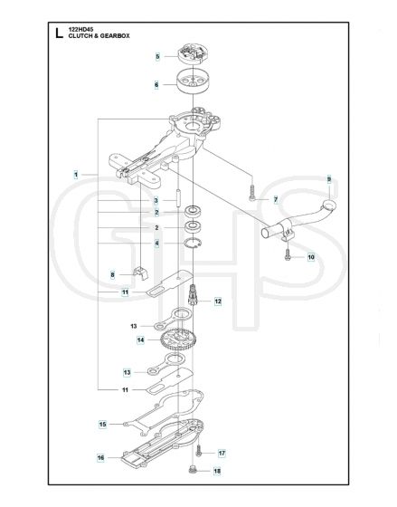 Husqvarna 122HD45 - Clutch & Gearbox