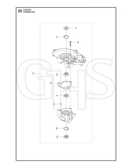 Husqvarna 122HD45 - Crankcase