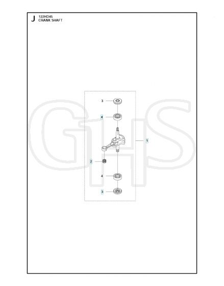 Husqvarna 122HD45 - Crankshaft