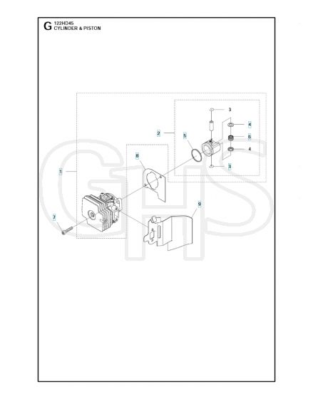 Husqvarna 122HD45 - Cylinder Piston