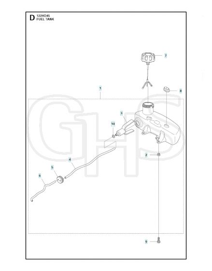 Husqvarna 122HD45 - Fuel Tank