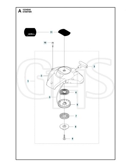 Husqvarna 122HD45 - Starter