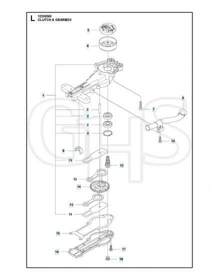 Husqvarna 122HD60 - Clutch & Gearbox