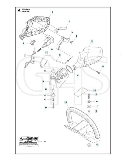 Husqvarna 122HD60 - Handle