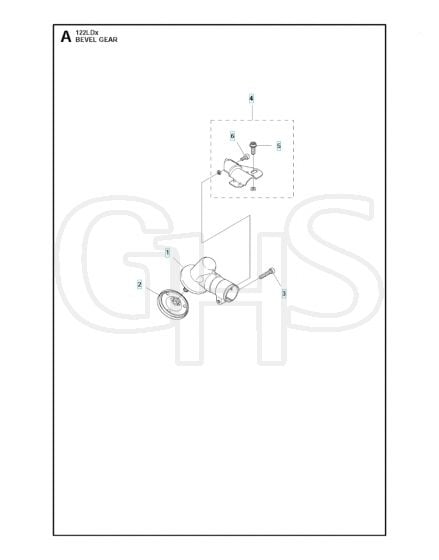 Husqvarna 122Ld - Bevel Gear