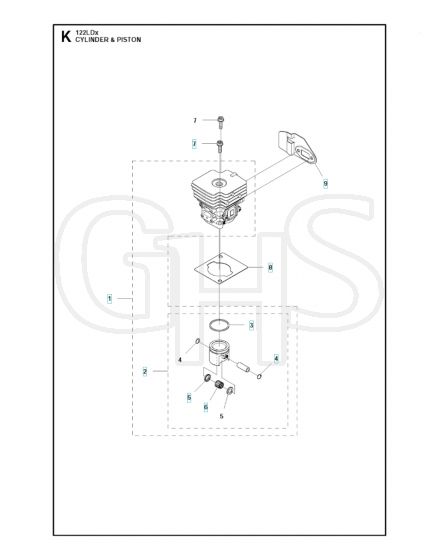 Husqvarna 122Ld - Cylinder Piston