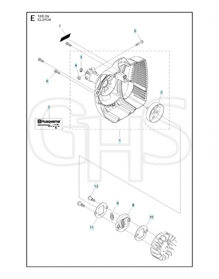Husqvarna 122Ldx - Clutch
