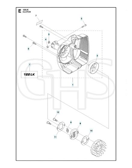 Husqvarna 122Lk - Clutch