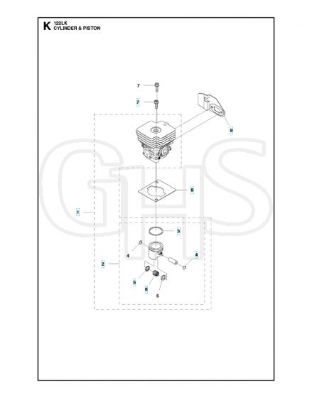 Husqvarna 122Lk - Cylinder Piston