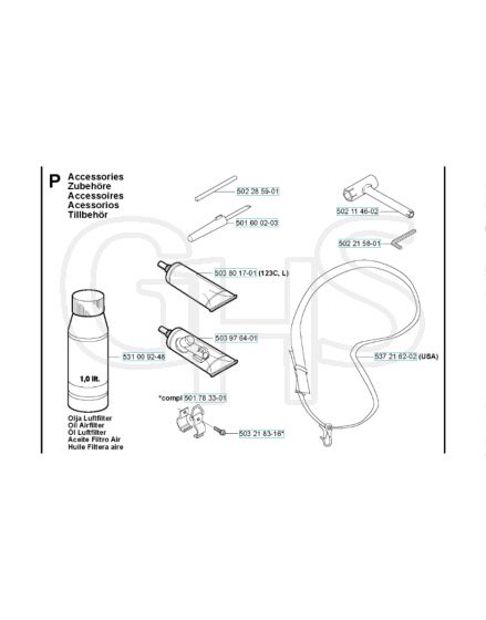 Husqvarna 123L - Accessories