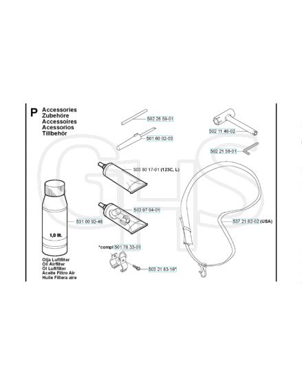 Husqvarna 123Ld - Accessories