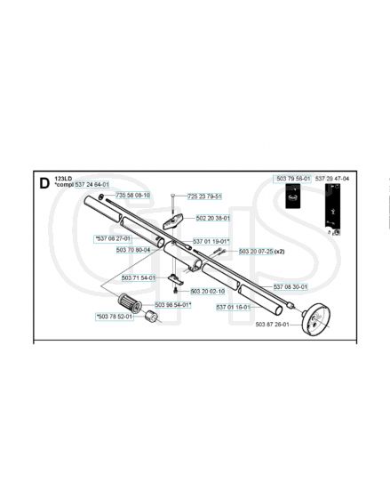 Husqvarna 123Ld - Shaft